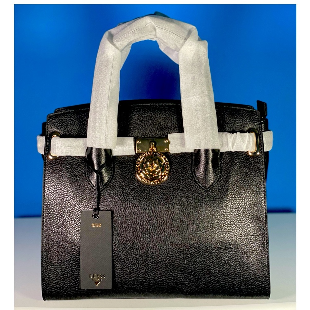 Authentic GUESS LUXE Genuine Leather Handbag